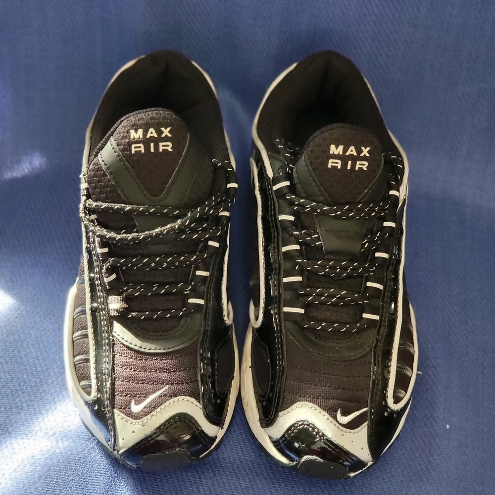 Nike Air max tailwind black,white reflective sneakers.